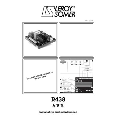 Leroy somer Avr R450 Wiring Diagram Leroy somer Generator Manual Od4p0g13dvlp Leroy somer Avr R450 Wiring Diagram Leroy somer Generator Manual Od4p0g13dvlp