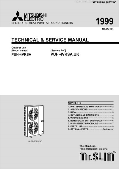 Pac Os 5 Wiring Diagram Technical Service Manual Mitsubishi Electric Pac Os 5 Wiring Diagram Technical Service Manual Mitsubishi Electric