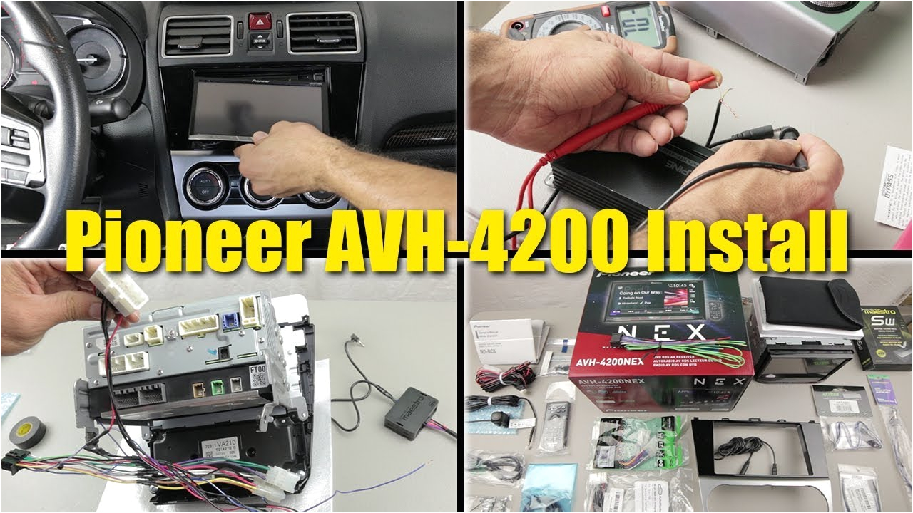 Pioneer Avh W4400nex Wiring Diagram 2017 Wrx Limited Stereo Upgrade Pioneer Avh 4200 Nex Installation