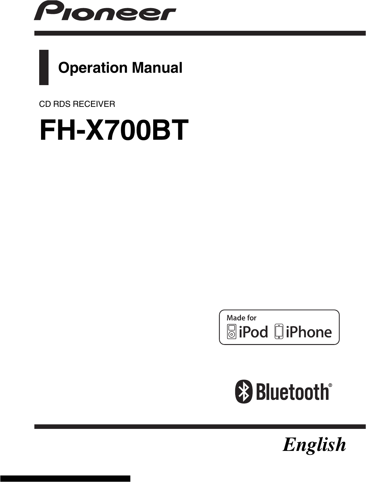 Pioneer Mixtrax Fh X700bt Wiring Diagram Pioneer Fh X700bt Operation Manual 820295 Manualslib Makes