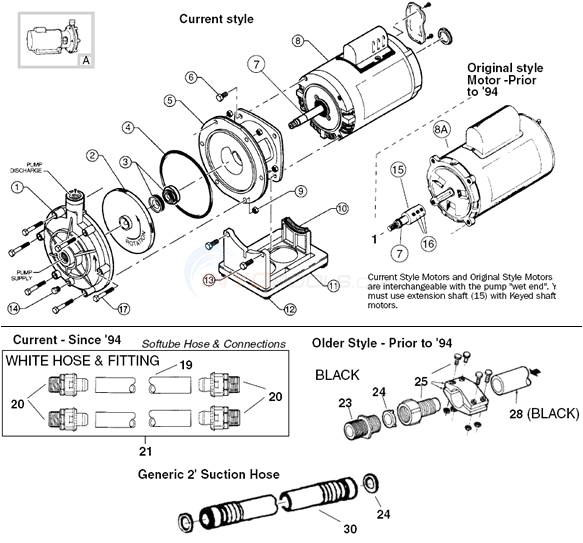 Pool Pump Motor Wiring Diagram Polaris Booster Pump Pb4 60 Pre 1994 Parts Inyopools Com Pool Pump Motor Wiring Diagram Polaris Booster Pump Pb4 60 Pre 1994 Parts Inyopools Com