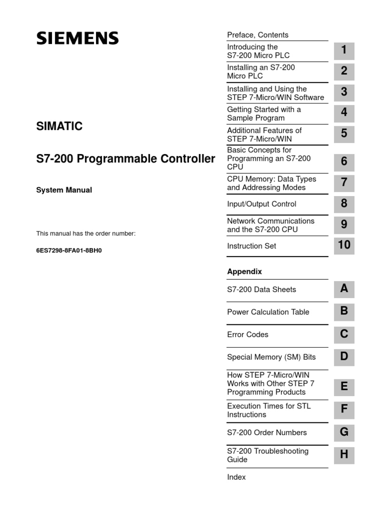 Siemens S7 200 Wiring Diagram S7 200 Programmable Controller Step 7 Micro Win Siemens S7 200 Wiring Diagram S7 200 Programmable Controller Step 7 Micro Win