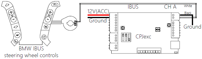 Steering Wheel Control Wiring Diagram 5 2 Wiring Of Ibus Steering Wheel Controls Exinterface Com Steering Wheel Control Wiring Diagram 5 2 Wiring Of Ibus Steering Wheel Controls Exinterface Com