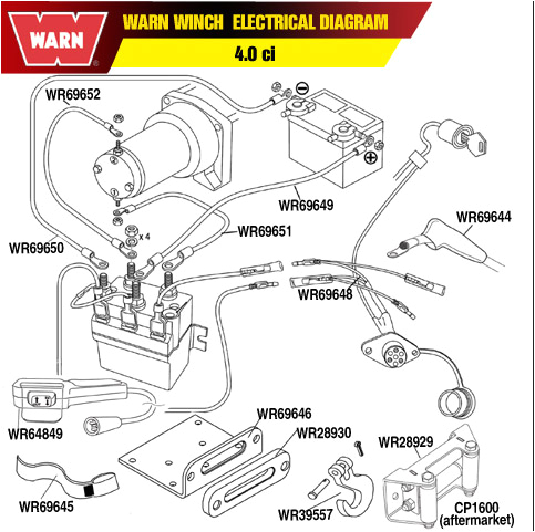 Warn 2500 atv Winch Wiring Diagram Go 6861 Warn Winch Wiring Diagram Further Warn atv Winch