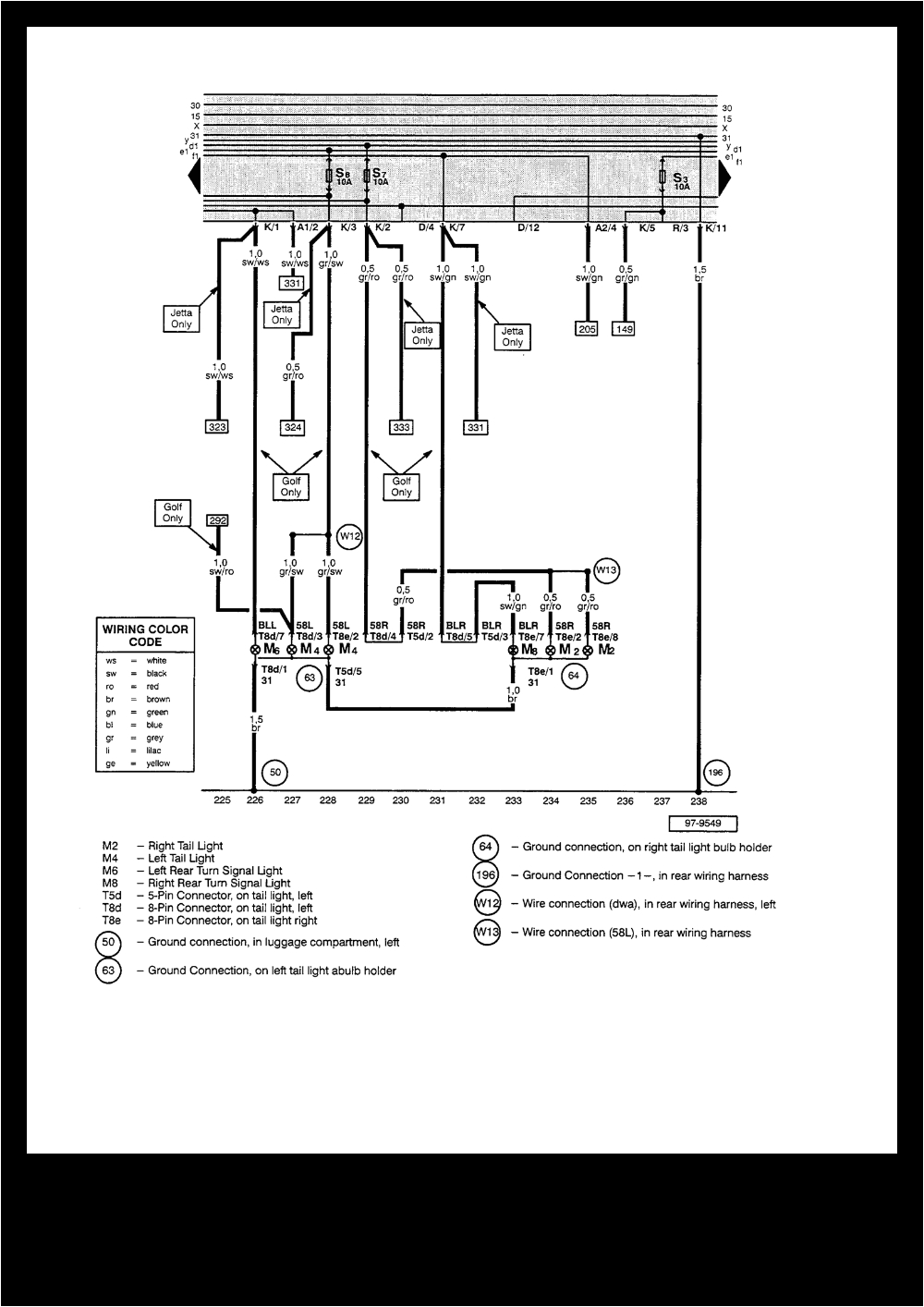 Wiring Diagram for Vw Jetta A2d55 2004 Vw Jetta Tail Light Wiring Diagrams Wiring Wiring Diagram for Vw Jetta A2d55 2004 Vw Jetta Tail Light Wiring Diagrams Wiring
