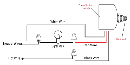 2 Wire Photocell Wiring Diagram Standalone Photocell Instructions