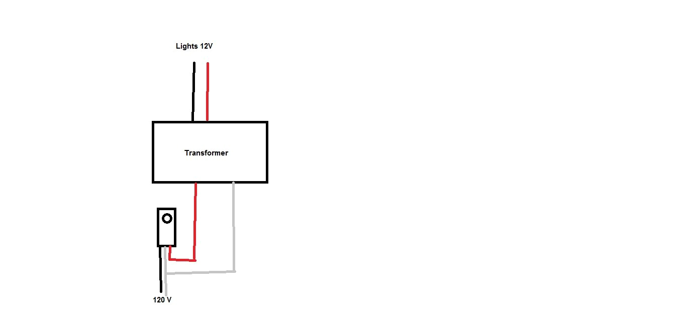 2 Wire Photocell Wiring Diagram Trying to Wire A Photocell Into A 12 Volt Transformer for