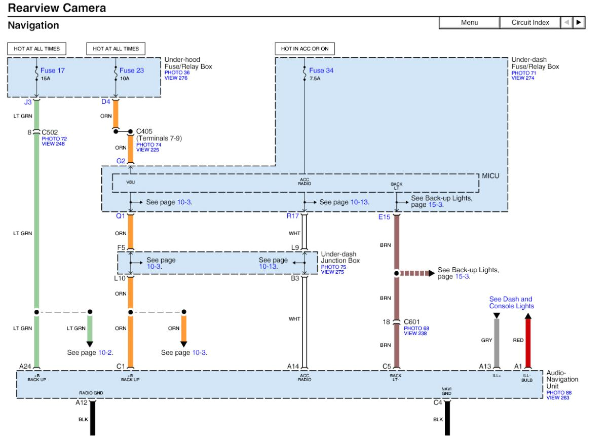 2010 Honda Crv Wiring Diagram 2010 Honda Cr V Vss and Reverse Wires Vehicle Specific