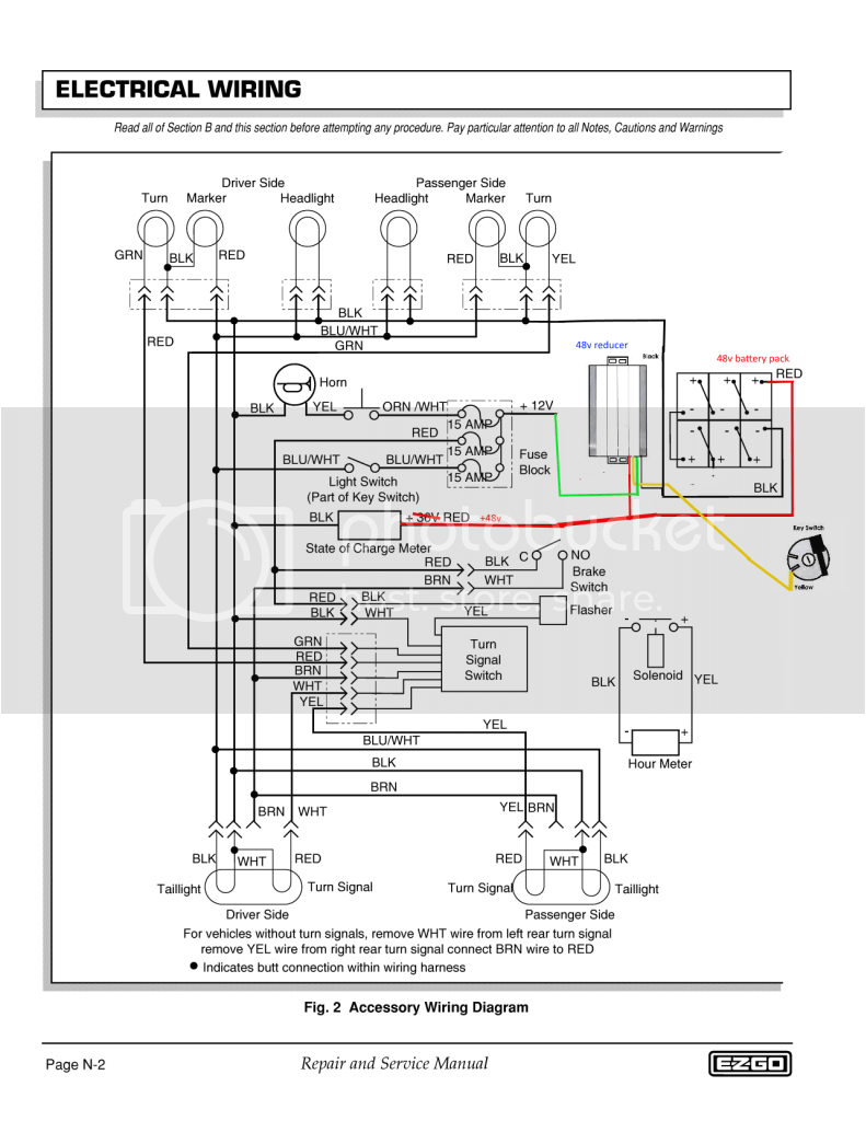 Ez Go 48 Volt Golf Cart Wiring Diagram Wiring Diagram for 48 Volt Ezgo Golf Cart