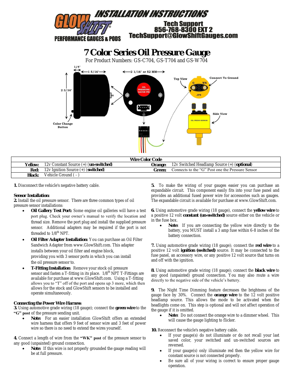 Glowshift Fuel Pressure Gauge Wiring Diagram Glowshift Oil Pressure Gauge Wiring Glowshift Fuel Pressure Gauge Wiring Diagram Glowshift Oil Pressure Gauge Wiring