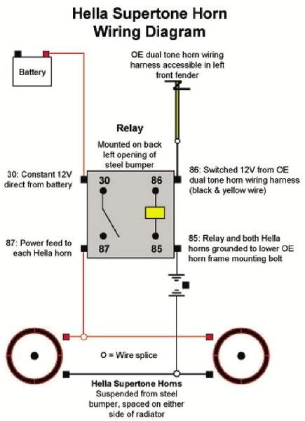 Hella Supertone Horn Wiring Diagram Hella Supertone Horn Wiring Diagram