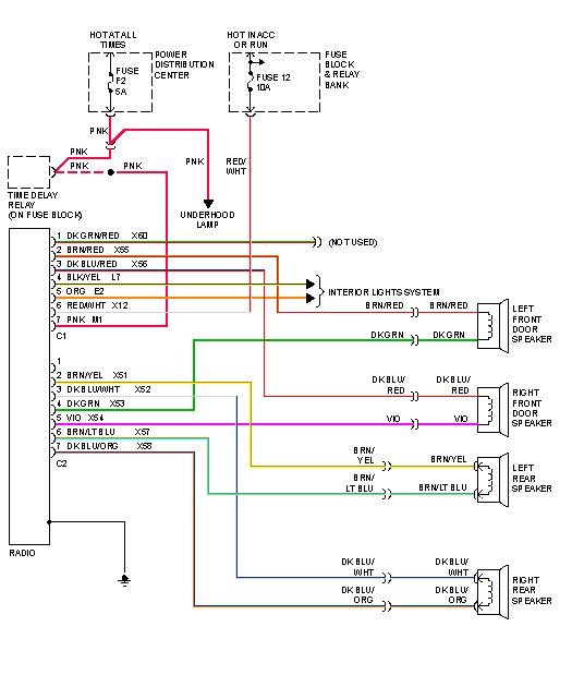 1998 Dodge Ram Stereo Wiring Diagram 98 Dodge Ram Radio Wiring Diagram 1998 Dodge Stratus