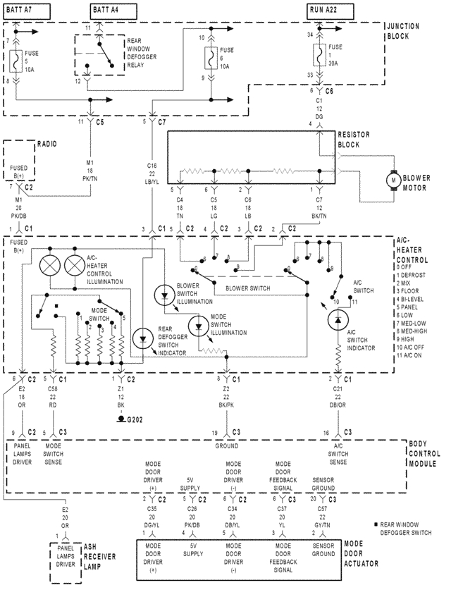 2000 Dodge Stratus Wiring Diagram Diagram Of the Temperature Control Deck and associated 2000 Dodge Stratus Wiring Diagram Diagram Of the Temperature Control Deck and associated