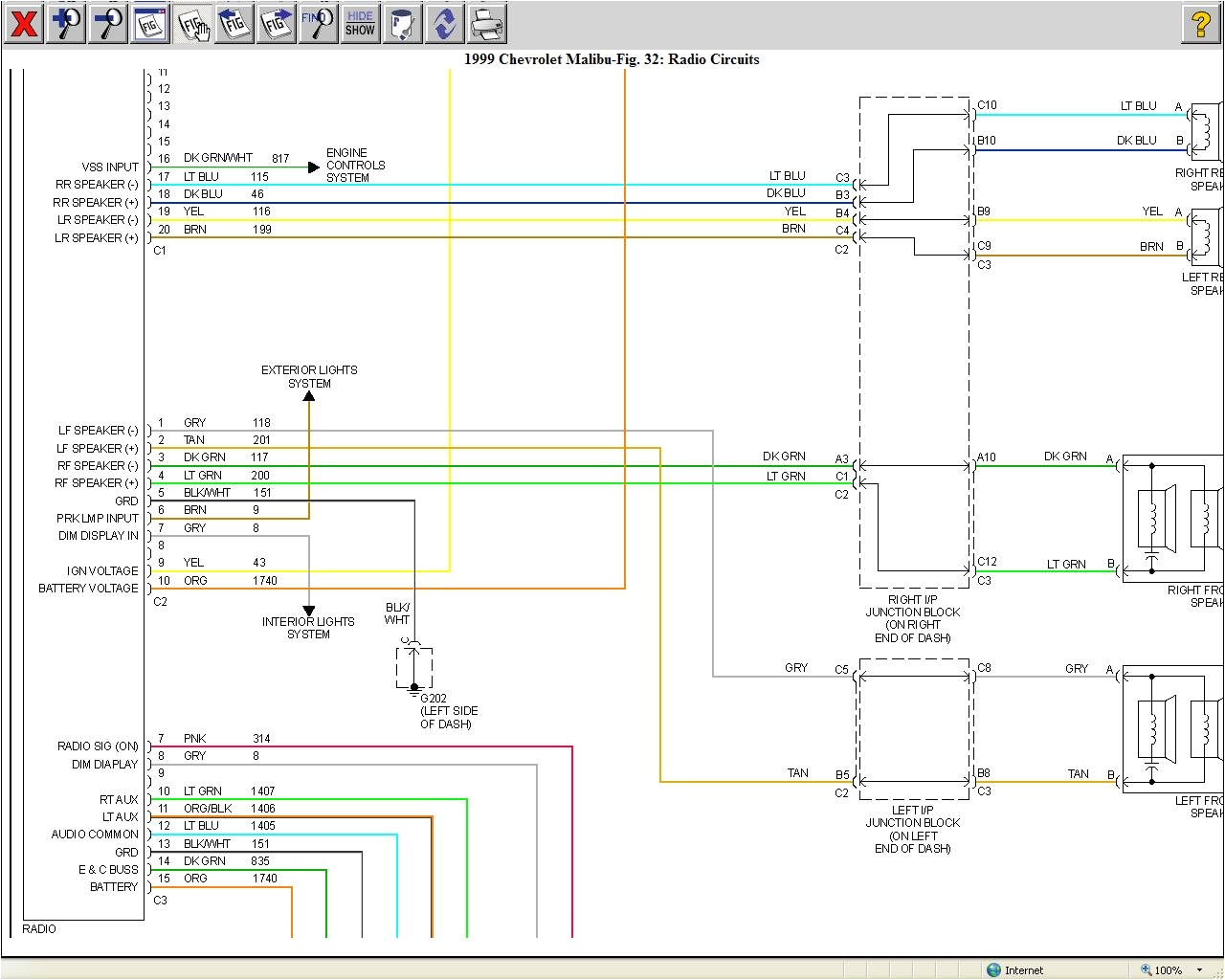 2002 Chevy Malibu Stereo Wiring Diagram 2002 Chevy Malibu Speaker Wiring Diagram Wiring Diagram
