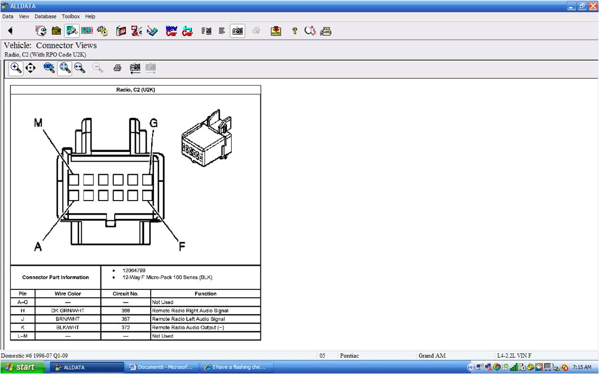 2005 Pontiac Grand Am Radio Wiring Diagram I Have A 2005 Pontiac Grand Am and the Wiring Harness for 2005 Pontiac Grand Am Radio Wiring Diagram I Have A 2005 Pontiac Grand Am and the Wiring Harness for