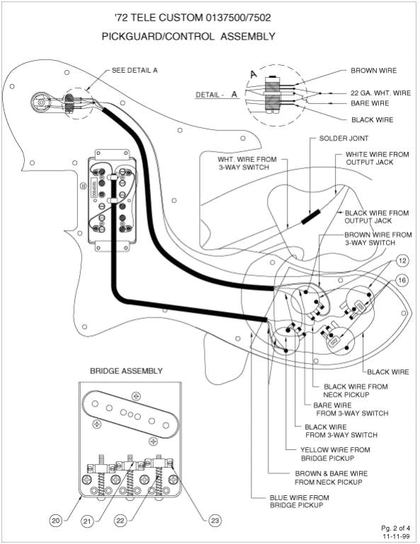 72 Tele Custom Wiring Diagram Fender Telecaster 72 Custom Wiring Diagram 72 Tele Custom Wiring Diagram Fender Telecaster 72 Custom Wiring Diagram