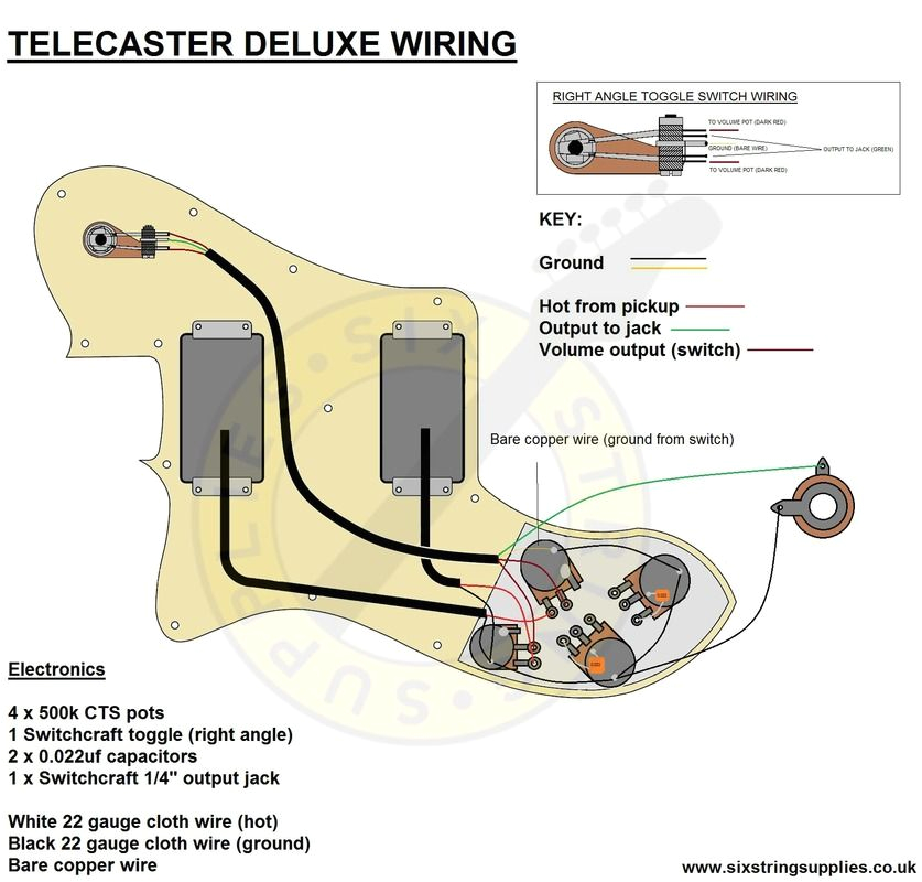 72 Tele Custom Wiring Diagram Telecaster 72 Deluxe Wiring Diagram 72 Tele Custom Wiring Diagram Telecaster 72 Deluxe Wiring Diagram