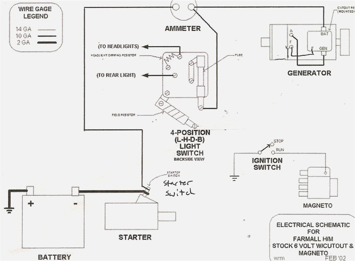 Farmall Cub Wiring Diagram 6 Volt Farmall Super A 6 Volt Wiring Diagram Style Guru