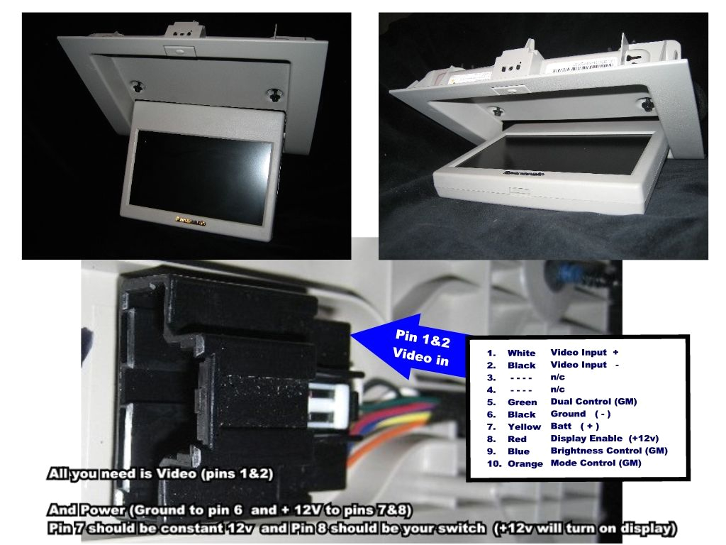 Gm Panasonic Overhead Dvd Player Wiring Diagram 3rd Row Dvd Screen or Dnu Upgrade Page 2 Chevrolet Gm Panasonic Overhead Dvd Player Wiring Diagram 3rd Row Dvd Screen or Dnu Upgrade Page 2 Chevrolet