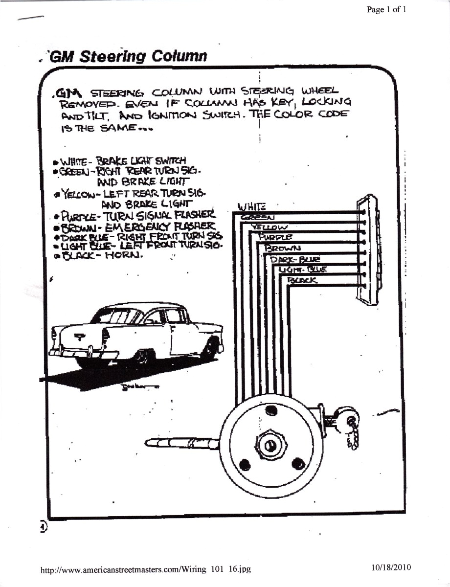 Gm Turn Signal Wiring Diagram Technical Wiring Up Turn Signal Switch