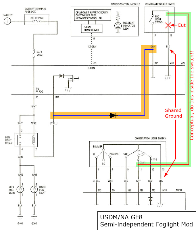 Honda Fit Wiring Diagram Pdf Manual Fog Light Operation Page 3 Unofficial Honda Fit Honda Fit Wiring Diagram Pdf Manual Fog Light Operation Page 3 Unofficial Honda Fit