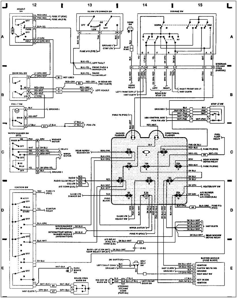 Jeep Yj Steering Column Wiring Diagram Jeep Yj Steering Column Diagram Diagram Template Jeep Yj Steering Column Wiring Diagram Jeep Yj Steering Column Diagram Diagram Template