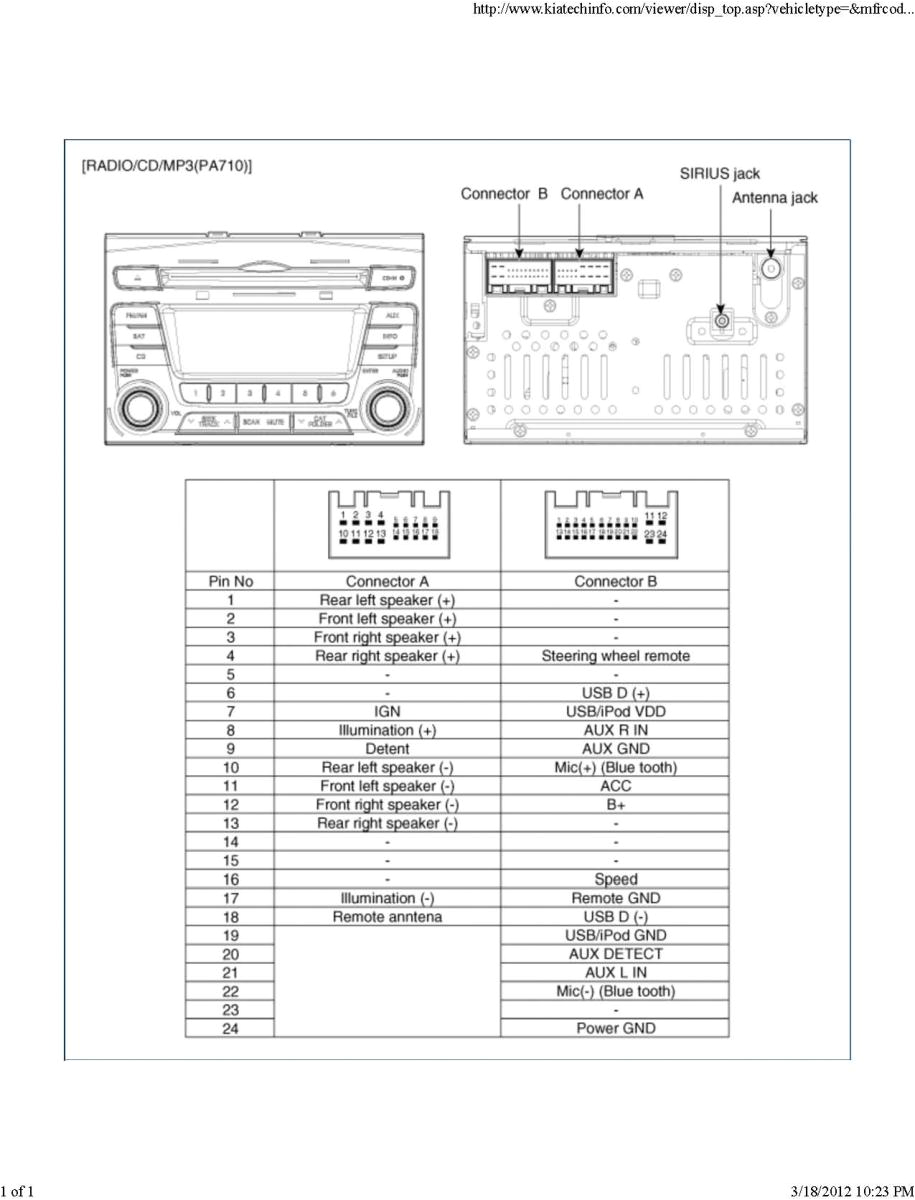 Kia Sportage Stereo Wiring Diagram 2008 Kia Sportage Stereo Wiring Diagram 25