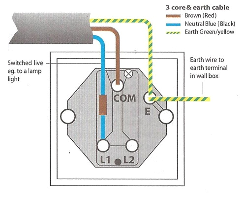 1 Gang 1 Way Switch Wiring Diagram Uk How to Wire A One Way Switch