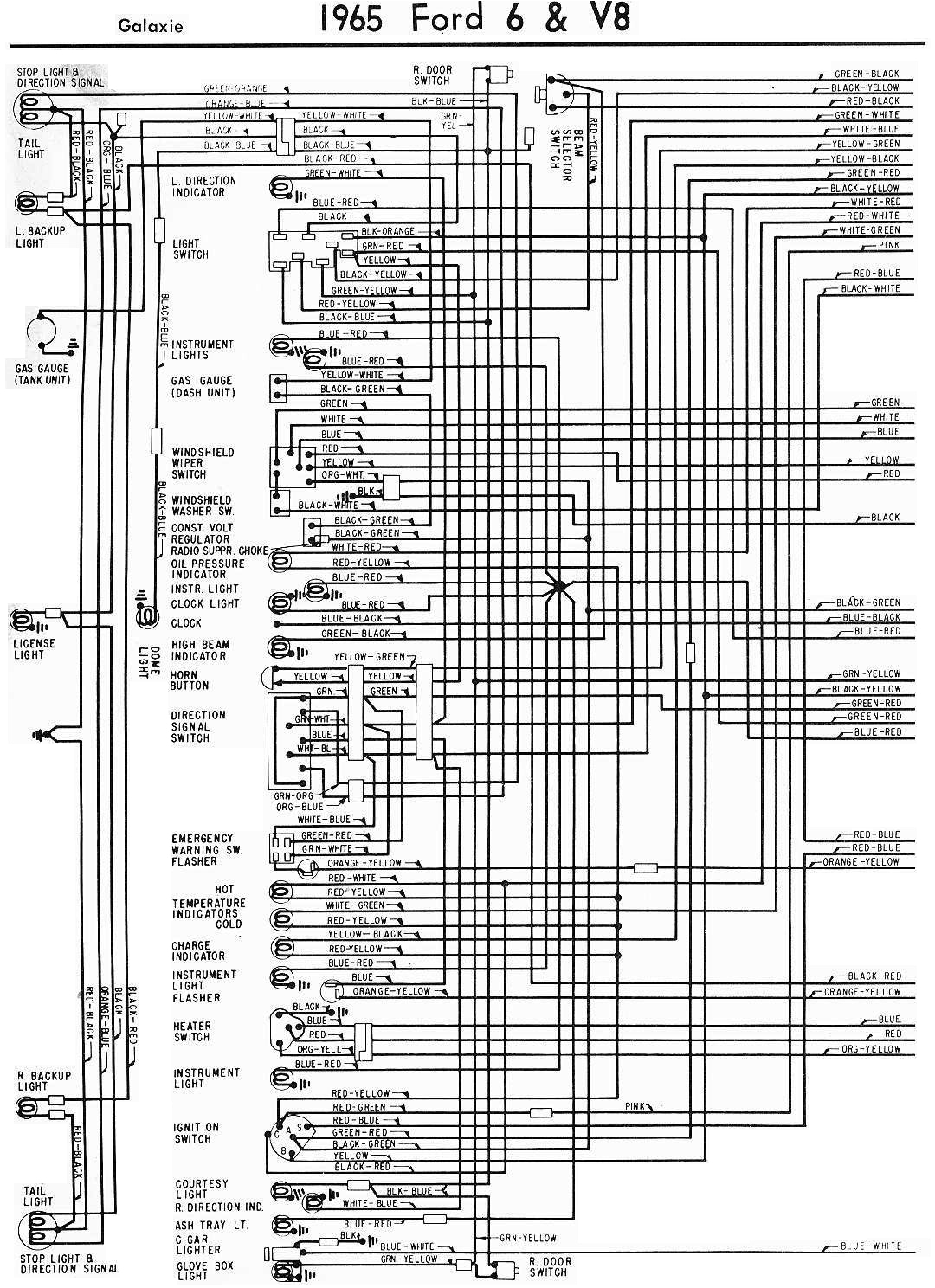 1965 ford Galaxie 500 Wiring Diagram 1965 ford Galaxie Complete Electrical Wiring Diagram Part 1965 ford Galaxie 500 Wiring Diagram 1965 ford Galaxie Complete Electrical Wiring Diagram Part