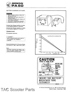 1978 Honda Hobbit Wiring Diagram Honda Pa50 Hobbit Moped Shop Manual 1978 1981 Ebay