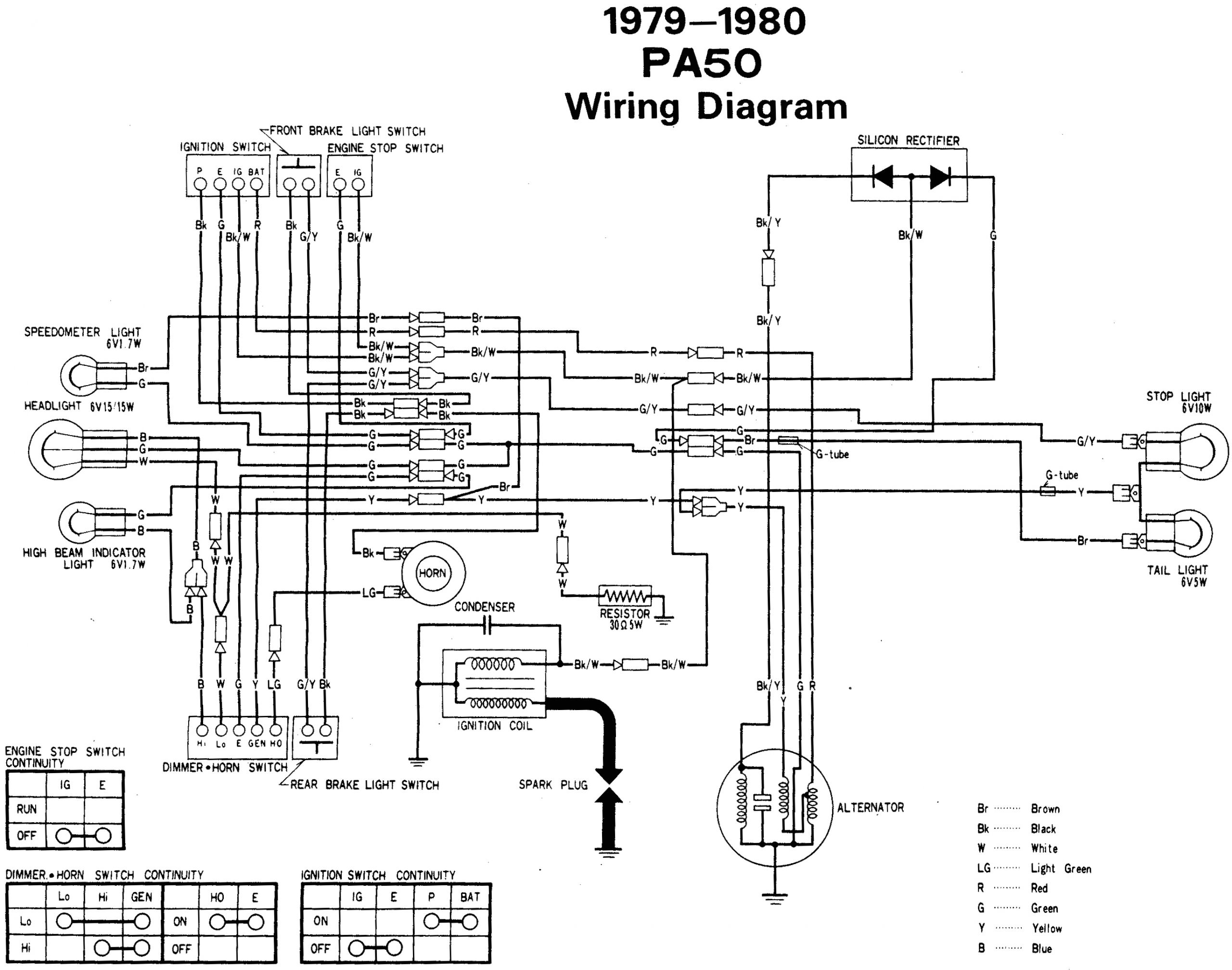 1978 Honda Hobbit Wiring Diagram Re Wiring Diagram 1980 Honda Pa 50 Moped Army