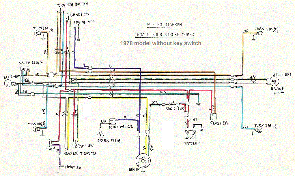 1978 Honda Hobbit Wiring Diagram Wiring Diagrams Myrons Mopeds