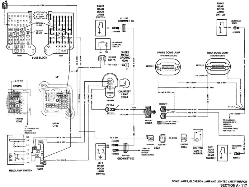 1990 Chevy Headlight Switch Wiring Diagram 3 Way Switch Wiring 2000 Chevy S10 Rear Lights Wiring