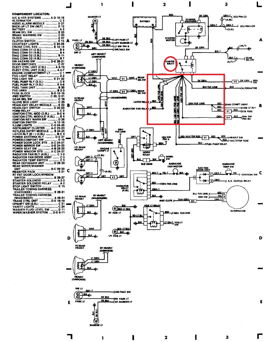 1990 Jeep Cherokee Wiring Diagram Trying to Install Manual Aux Fan then No Power 1990 Xj