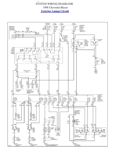 1998 Silverado Tail Light Wiring Diagram 1998 Chevy Silverado Tail Light Wiring Diagram Database