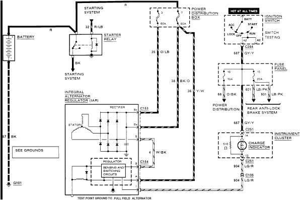 1999 ford Ranger Alternator Wiring Diagram 1999 ford Alternator Wiring Diagram Auto Electrical 1999 ford Ranger Alternator Wiring Diagram 1999 ford Alternator Wiring Diagram Auto Electrical