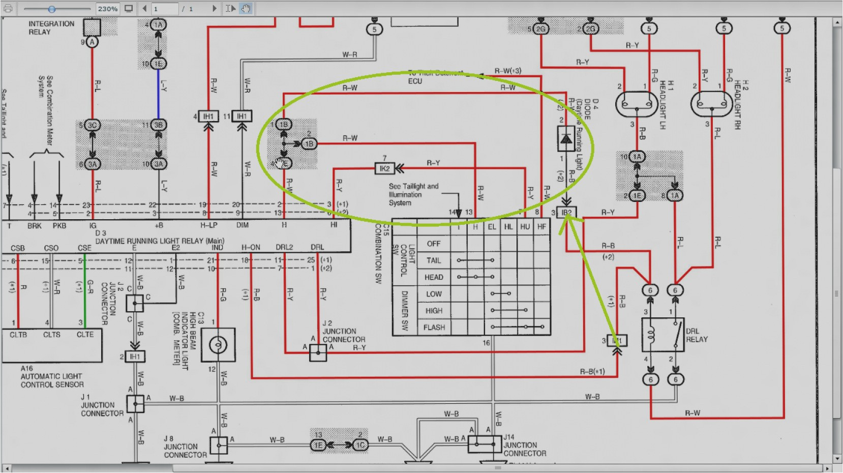 1999 toyota Corolla Wiring Diagram Pdf toyota Corolla Drawing