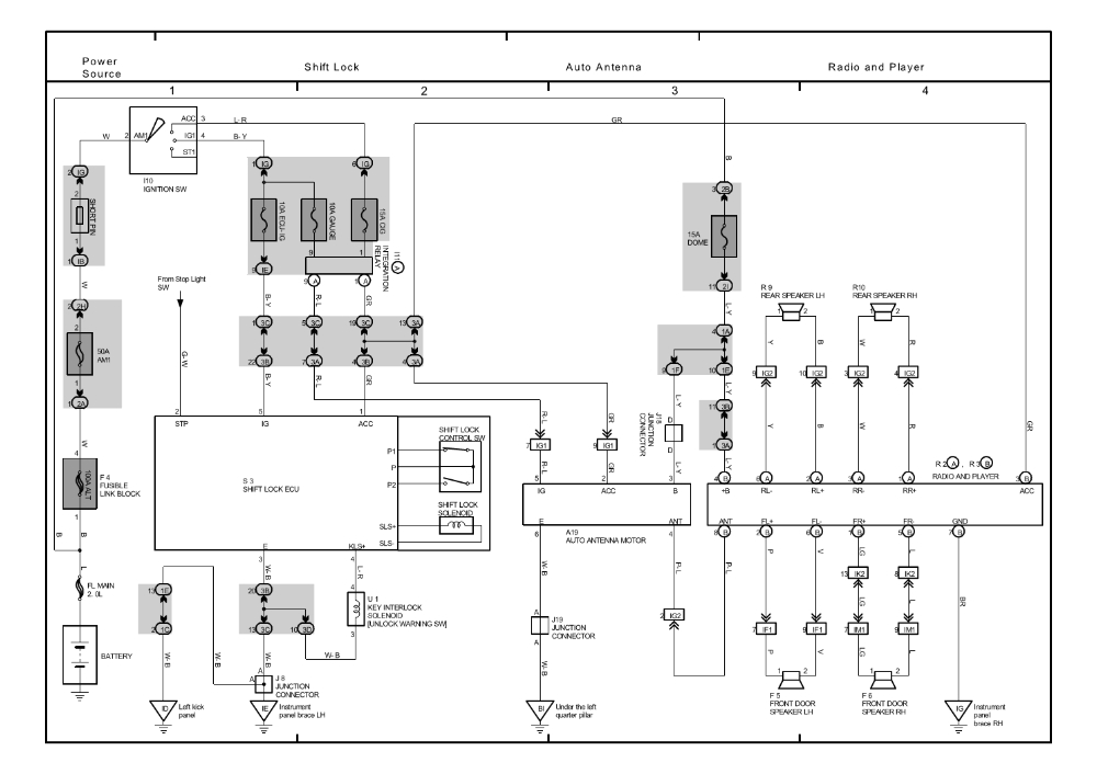 1999 toyota Corolla Wiring Diagram Pdf Wiring Diagram for toyota Camry 1999 Wiring Diagram and