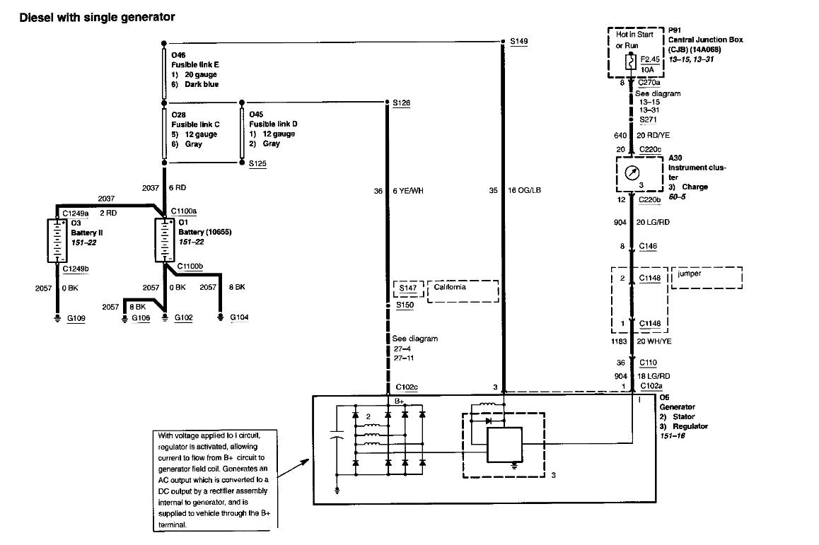 2002 7.3 Alternator Wiring Diagram I Have A 2002 F350 7 3 Diesel with One Alternator I 2002 7.3 Alternator Wiring Diagram I Have A 2002 F350 7 3 Diesel with One Alternator I