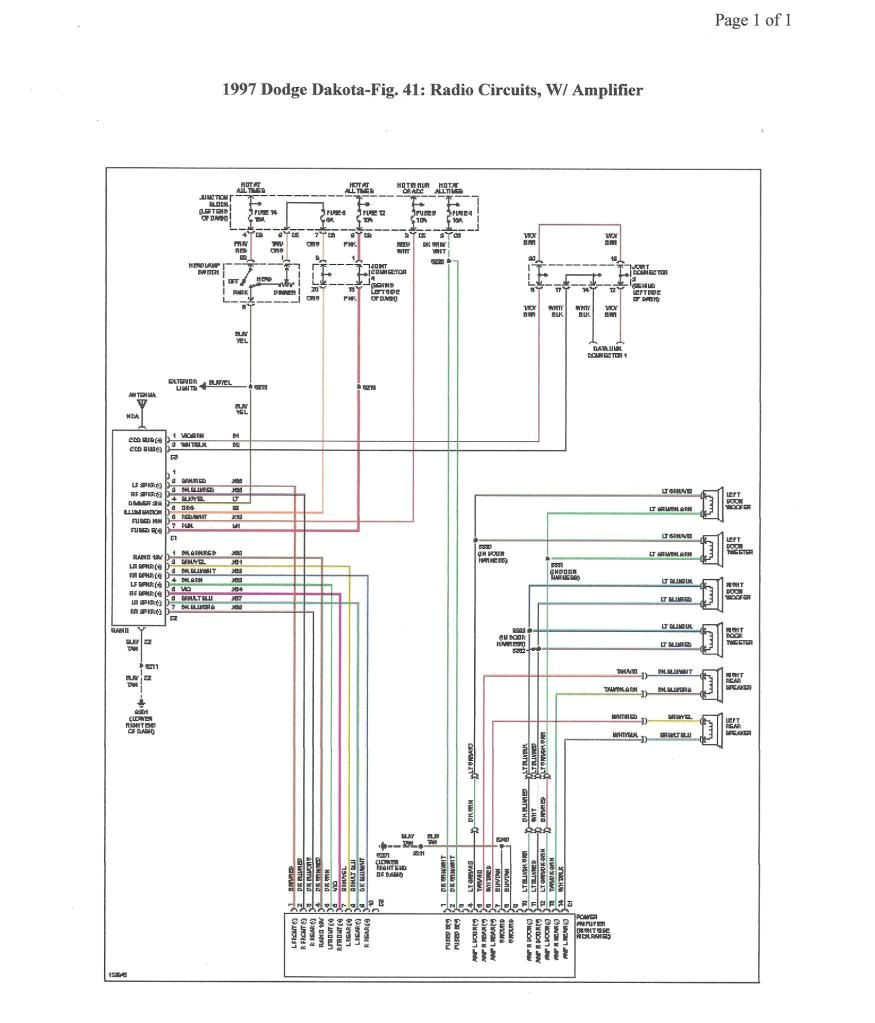 2002 Dodge Dakota Quad Cab Speaker Wiring Diagram No sound Dakota Durango forum 2002 Dodge Dakota Quad Cab Speaker Wiring Diagram No sound Dakota Durango forum