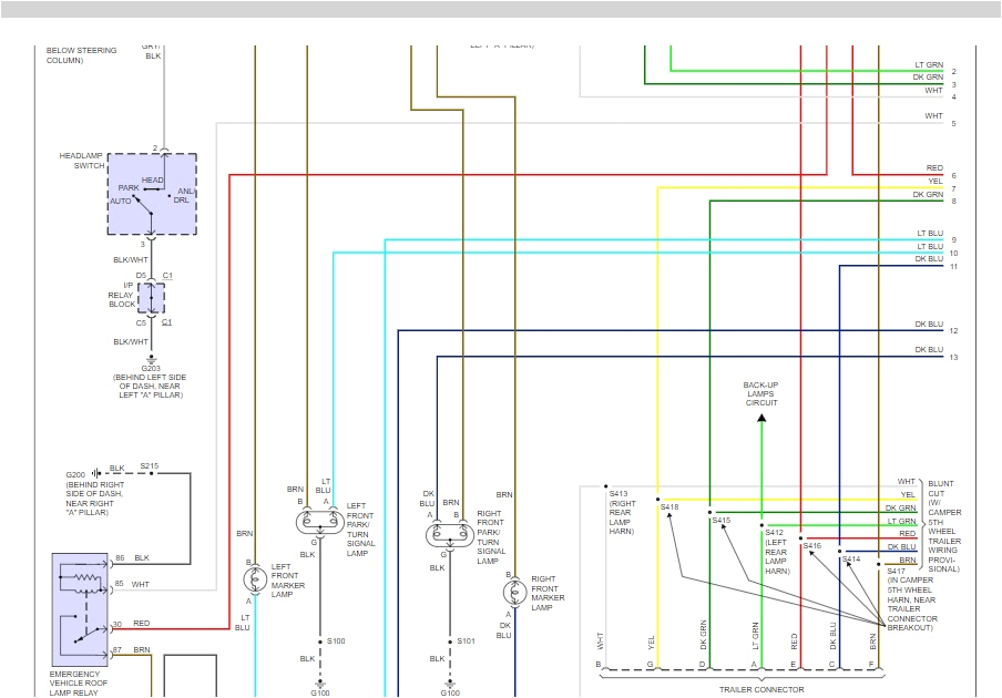 2004 Chevrolet Silverado Radio Wiring Diagram 2004 Chevy Silverado 2500 Radio Wiring