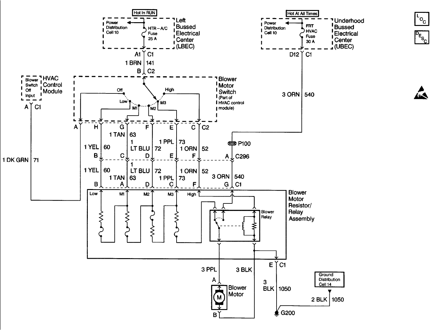 2004 Chevy Silverado Blower Motor Resistor Wiring Diagram 2004 Trailblazer Blower Motor Resistor Wiring Diagram