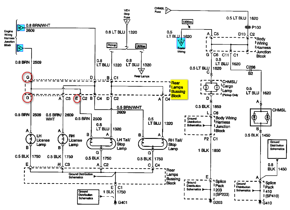 2009 Silverado Tail Light Wiring Diagram I Have A 2000 Silverado 1500 Sportside the Lh Tail Light 2009 Silverado Tail Light Wiring Diagram I Have A 2000 Silverado 1500 Sportside the Lh Tail Light