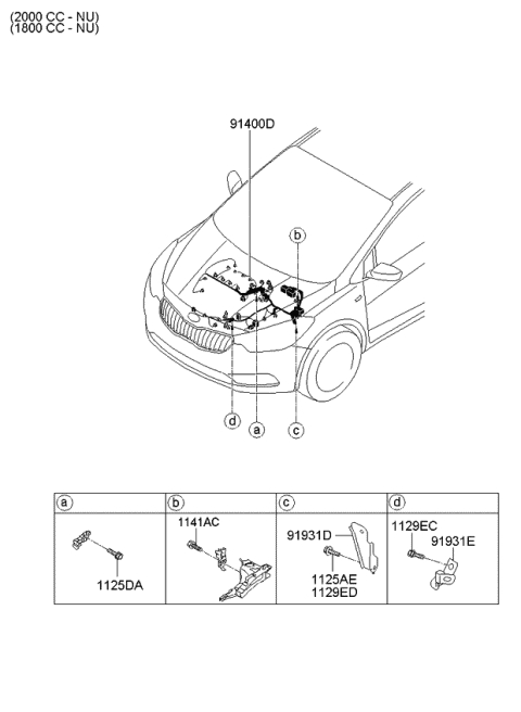 2014 Kia forte Wiring Diagram 91470a7200 Genuine Kia Wiring assembly Control 2014 Kia forte Wiring Diagram 91470a7200 Genuine Kia Wiring assembly Control