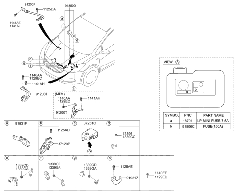 2014 Kia forte Wiring Diagram 91850a7510 Genuine Kia Wiring assembly Battery 2014 Kia forte Wiring Diagram 91850a7510 Genuine Kia Wiring assembly Battery