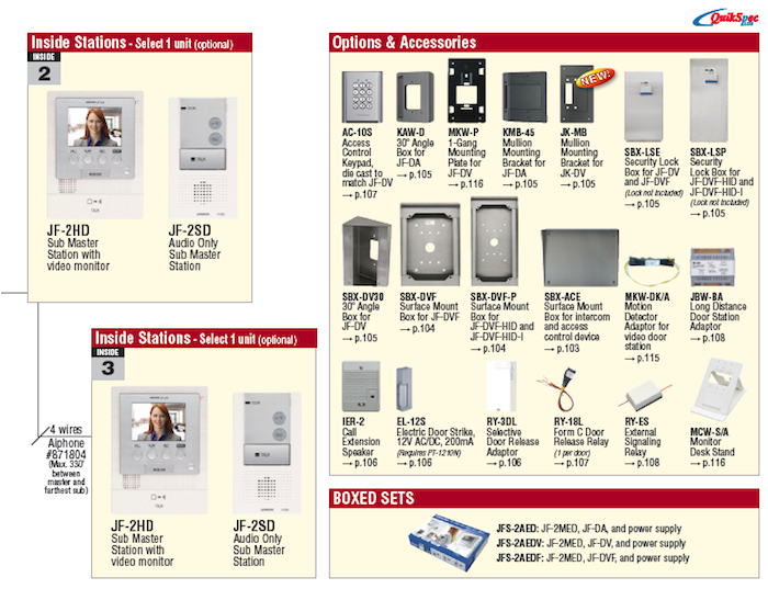 AiPhone Jf Series Wiring Diagram AiPhone Jfs 2aedv Boxed Set Jf 2med Online