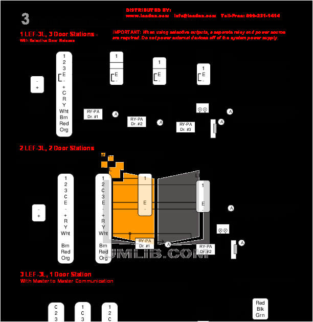 AiPhone Jf Series Wiring Diagram AiPhone Lef 3l Wiring Diagram