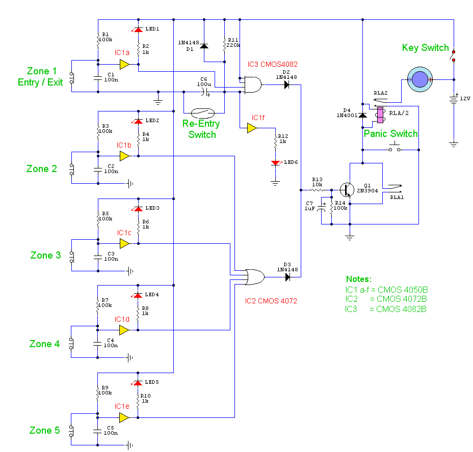 Alarm Panic button Wiring Diagram Alarm Security Circuit Diagrams and Schematic Alarm Panic button Wiring Diagram Alarm Security Circuit Diagrams and Schematic