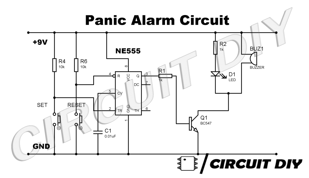 Alarm Panic button Wiring Diagram Simple Panic Alarm Circuit Alarm Panic button Wiring Diagram Simple Panic Alarm Circuit