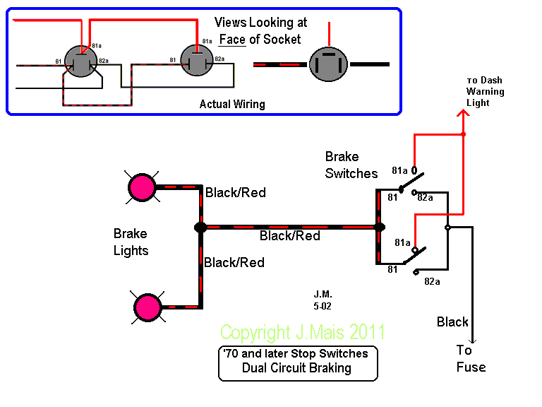 Brake Light Pressure Switch Wiring Diagram Speedy Jims Home Page Aircooled Electrical Hints Brake Light Pressure Switch Wiring Diagram Speedy Jims Home Page Aircooled Electrical Hints